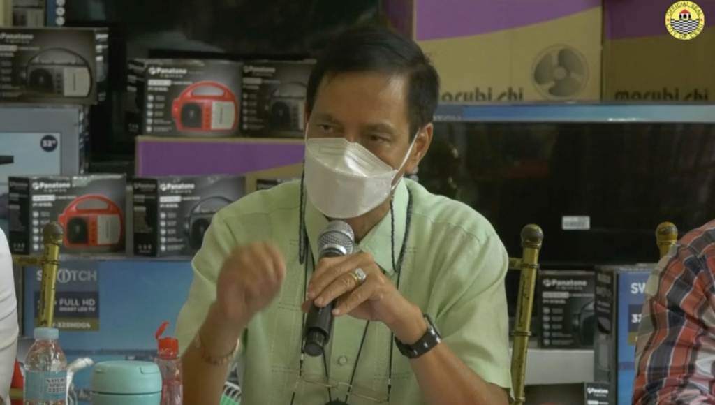 RAMA WARNS ESTABLISHMENTS. Cebu City Mayor Michale Rama is seen during a press briefing last November. 