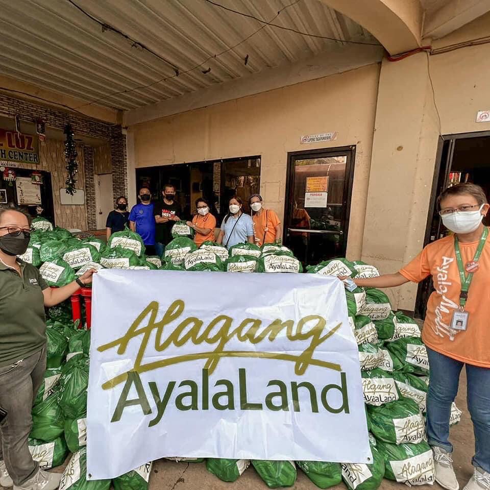 AyalaLand Inc. activated its Alagang AyalaLand and immediately started relief efforts after typhoon Odette left hundreds of Filipinos displaced.