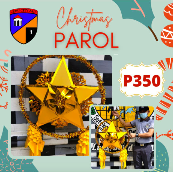Inmates, who makes parol, get 30 percent of the sale of their finished product or the Christmas lantern or parol they make. | Contributed photo