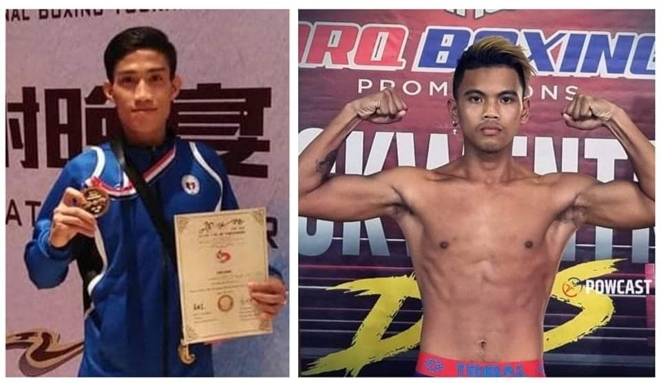ARQ BOXING STABLE HAS TWO NEW BOXING PROSPECTS. In photo are Ramil Macado Jr. (left) and Bryan James Wild (right). | ARQ Sports Photo.