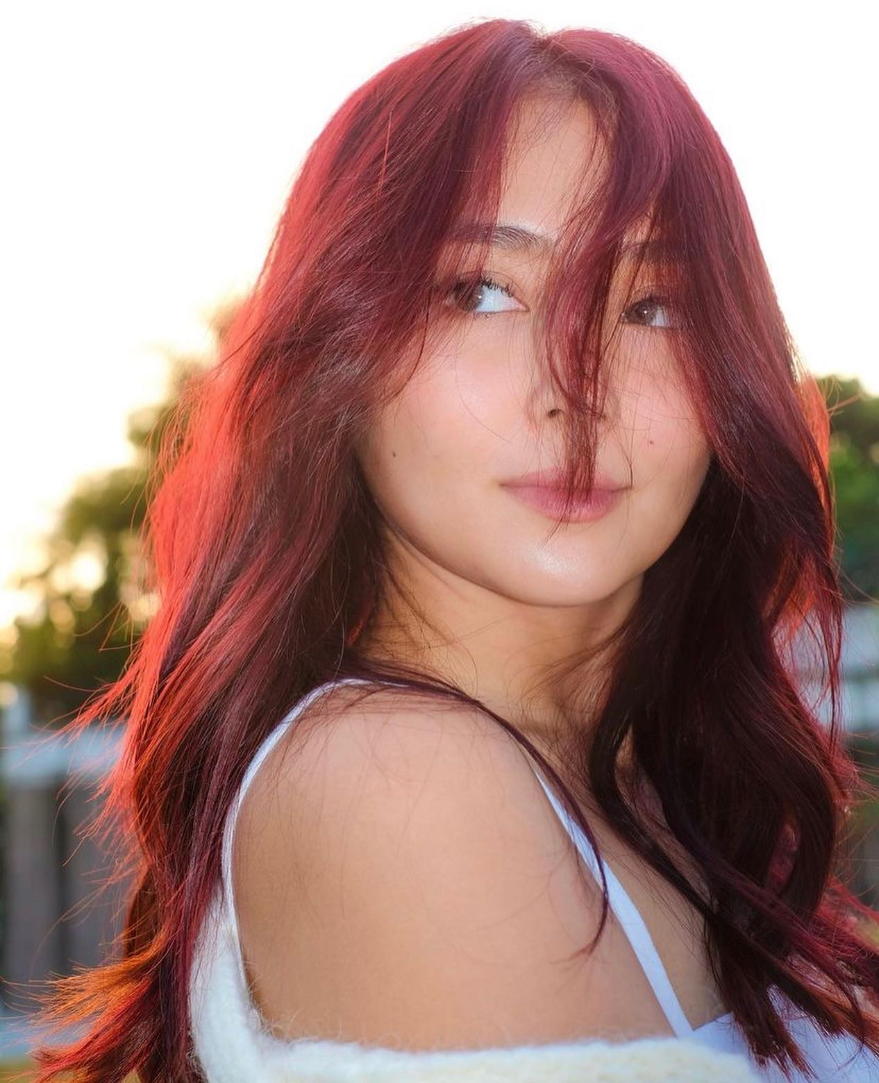 Kathryn Bernardo in new hair color Redhead beauty! Cebu Daily News