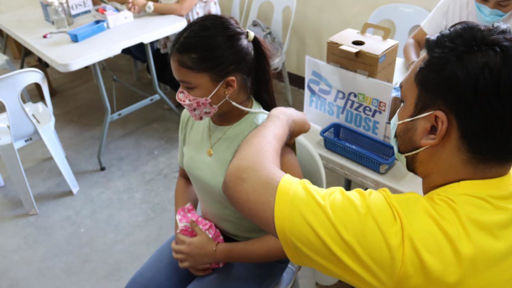 Talisay suspends vaccination for kids 5 to 11 due to supply shortage.