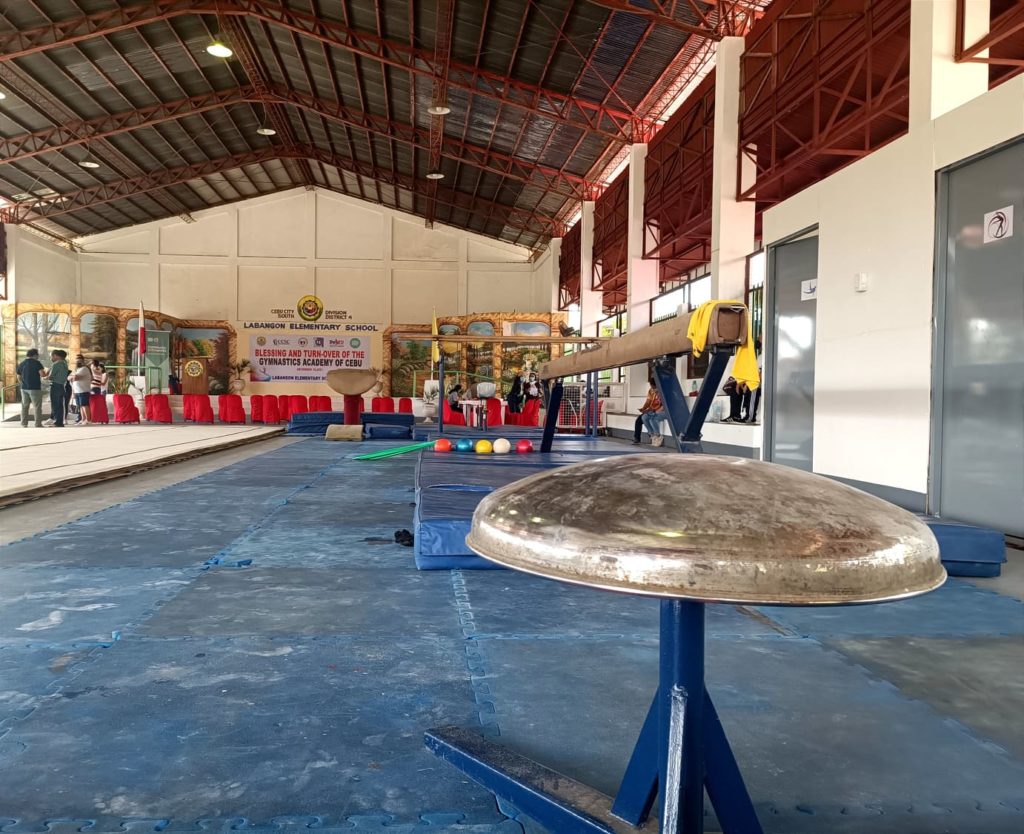 The Gymnastics Academy of Cebu has the needed equipment to help local aspiring gymnasts in their training. | Glendale G. Rosal