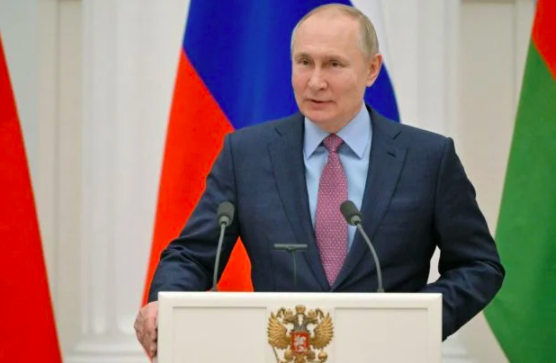 UKRAINE: WHAT IS PUTIN'S ENDGAME?: In photo is Russia’s President Vladimir Putin speaking during a press conference with his Belarus counterpart, following their talks at the Kremlin in Moscow on February 18, 2022. AFP