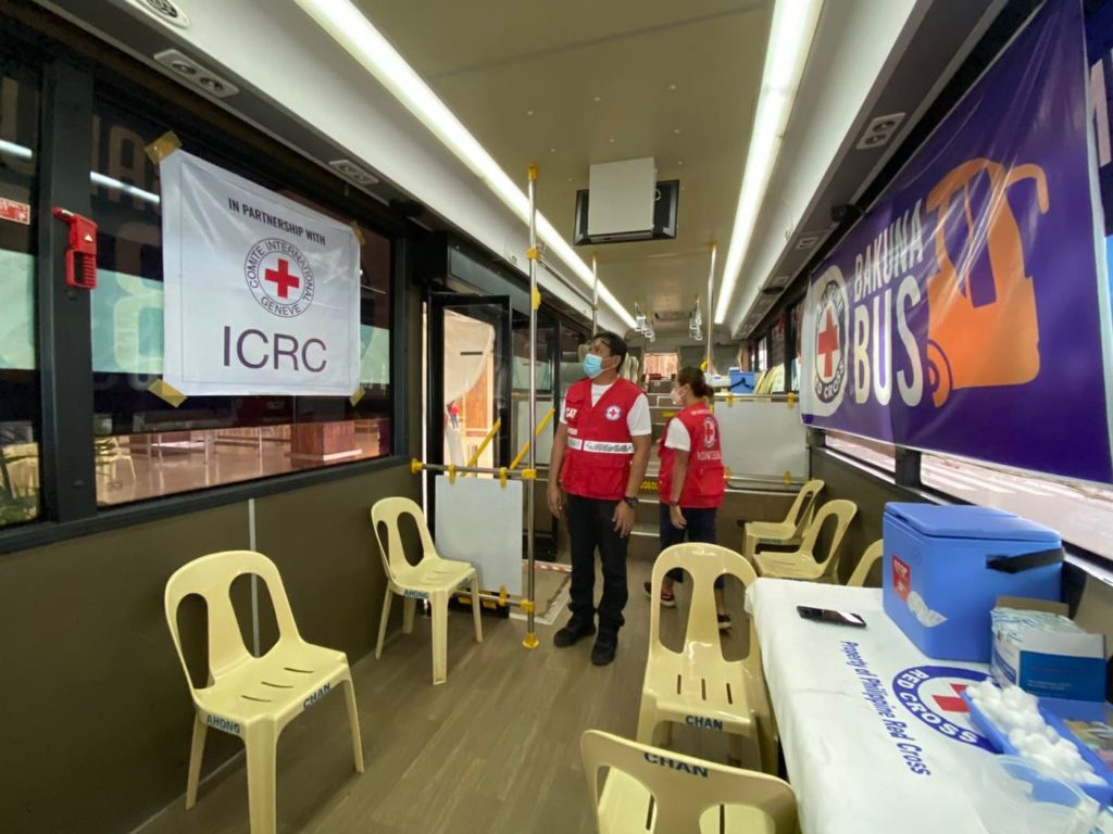 There is a three-day COVID-19 vaccination drive from March 9 to 11 at the Mactan Cebu International Airport. | Futch Anthony Inso