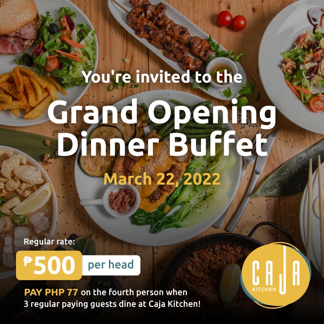 Bayfront Hotel Cebu’s allAsian and Filipino restaurant, Caja Kitchen