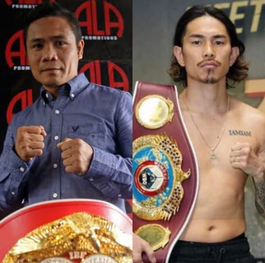 Donnie Nietes (left) and Kazuto Ioka (right). | Facebook and Twitter Photos.