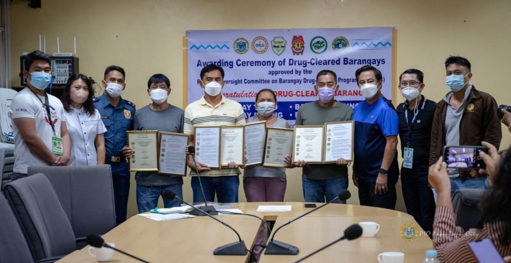 drug cleared barangays
