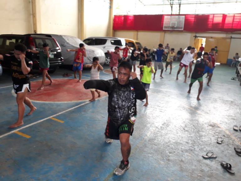 Yaw-Yan Master Benigno "Ekin" Caniga Jr. also held a free Muay Thai and Yaw-Yan summer clinic in Barangay Day-as, Cebu City last year. | Contributed Photo