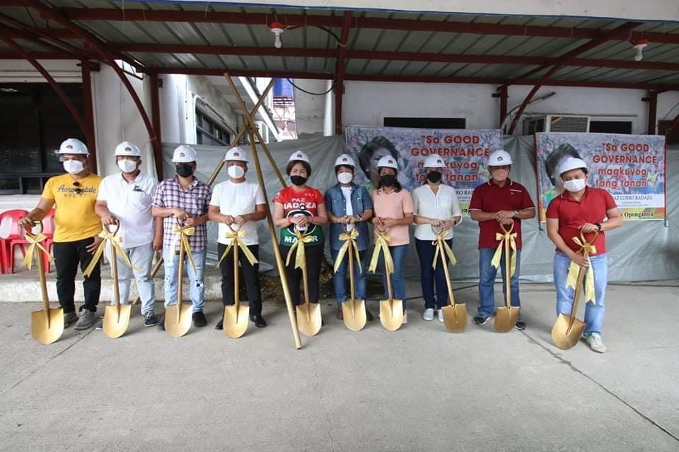 The P18.7 million multipurpose buildings to house Barangay Mactan health center and birthing center breaks ground today, April 11. | Futch Anthony Inso