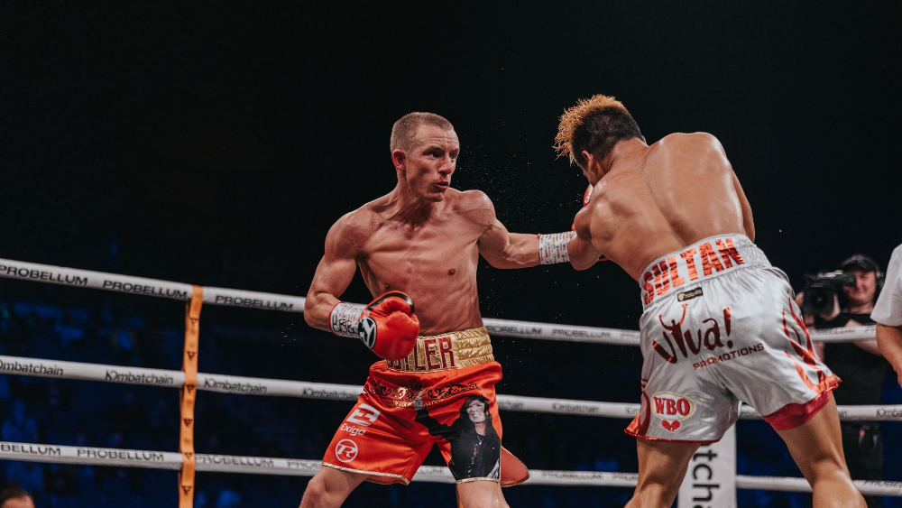 Paul Butler scores a unanimous decision win over "last minute foe" Jonas Sultan during their interim world title match in Liverpool, England. | Photo from Probellum