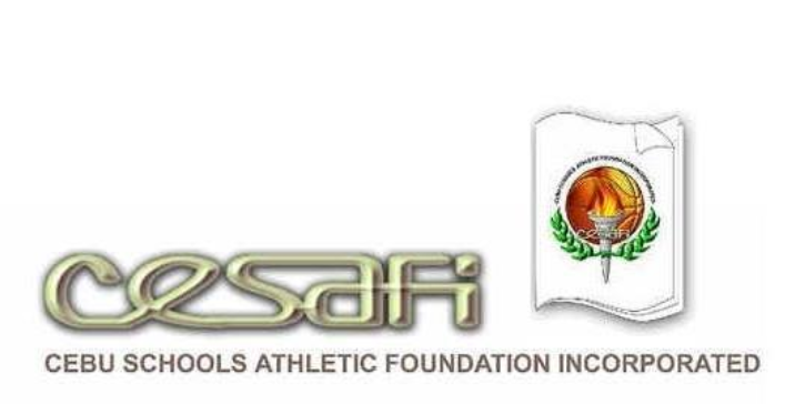 Cesafi Logo. Esports to debut at CESAFI