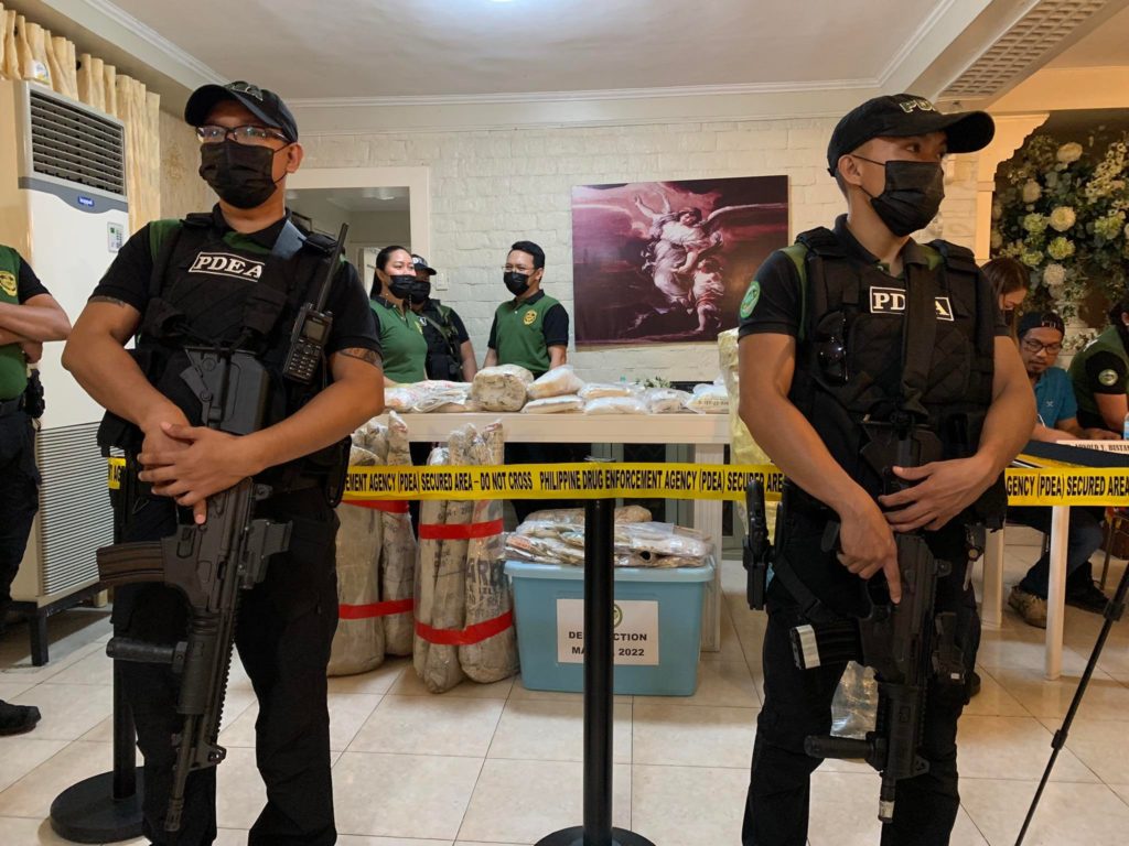 P99.6 million worth of illegal drugs were disposed by PDEA-7 on Monday.