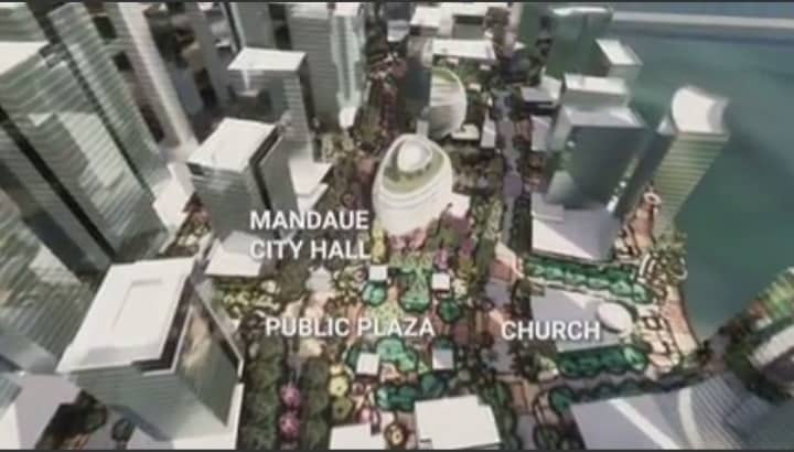 The waterfront city project in Mandaue City will also house the new Mandaue City Hall, a Mandaue cathedral and a food park. The area will be called Cemanda or short for Cebu and Mandaue. | Contributed photo via Mary Rose Sagarino