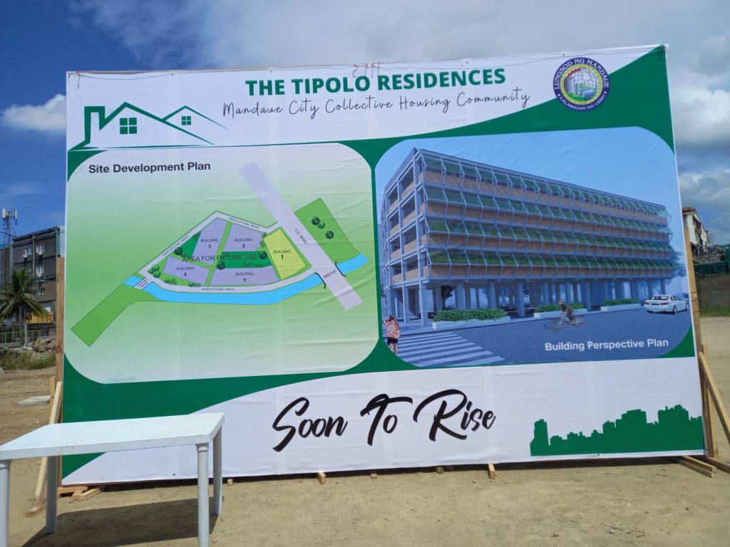 The Tipolo Residences, a housing project for the displaced fire victims of the 2019 Barangay Tipolo fire, has broken ground on Friday, May 6. | Mary Rose Sagarino