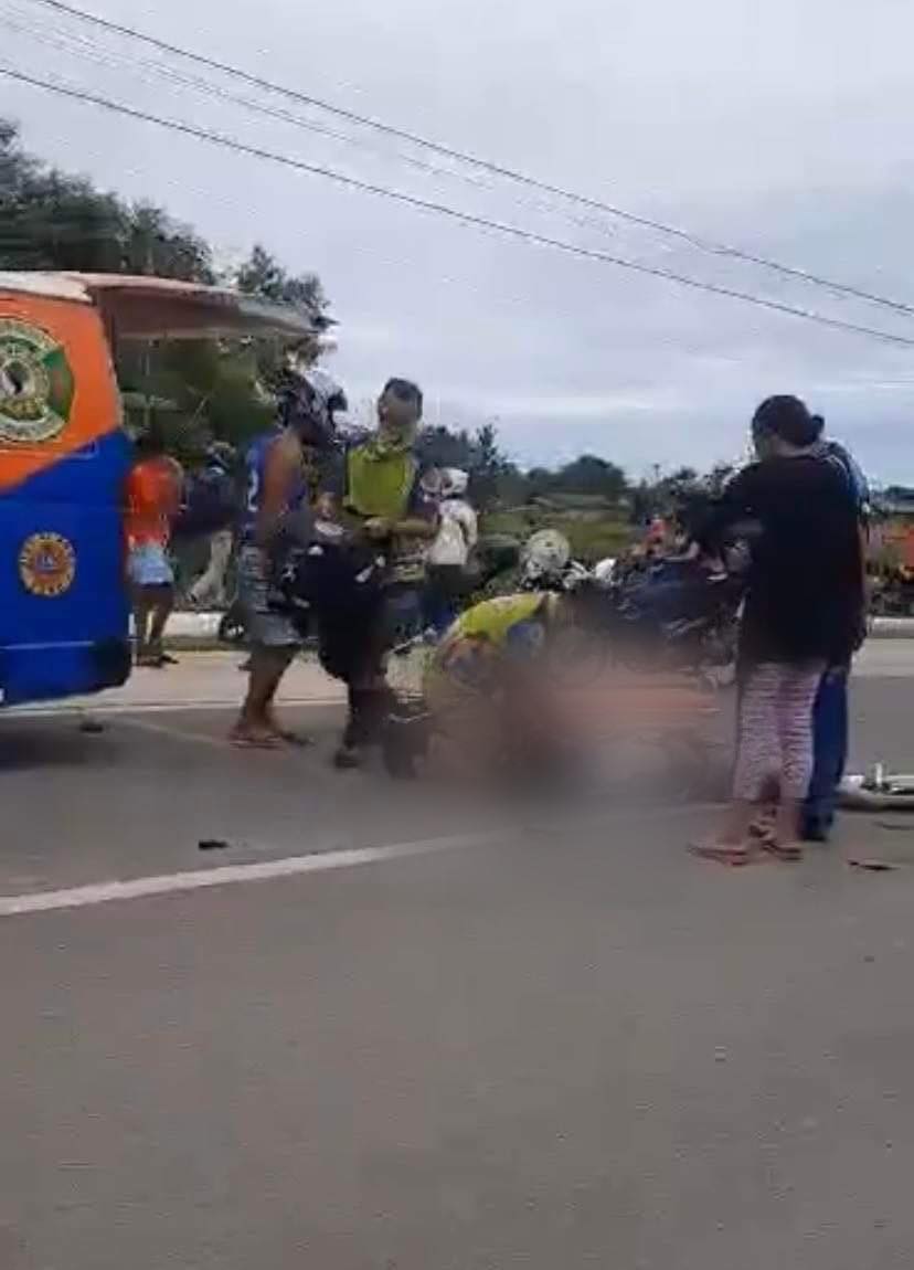 Road accidents in CV up in 2022; several motorcycle crashes noted in Cebu. In photo are Paramedics attending to one of the injured in the collision of two motorcycles in Bogo City this afternoon, May 30. | Contributed photo