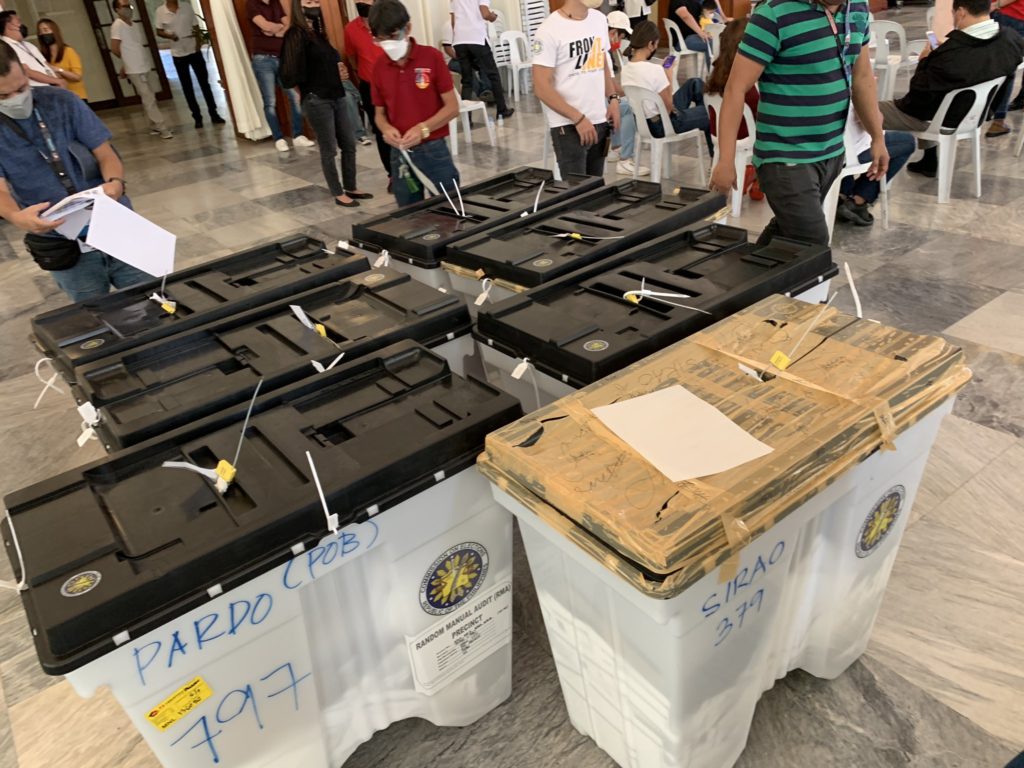 About 26,000 ballots in Cebu undergo ‘random manual audit’ 