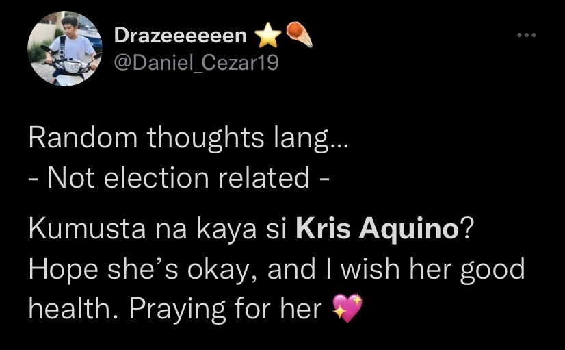 Kris Aquino tweet