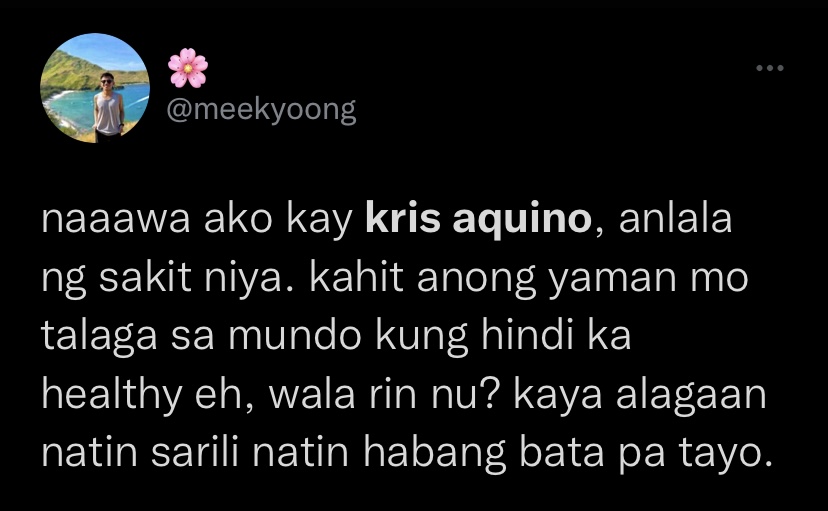 Kris Aquino tweet