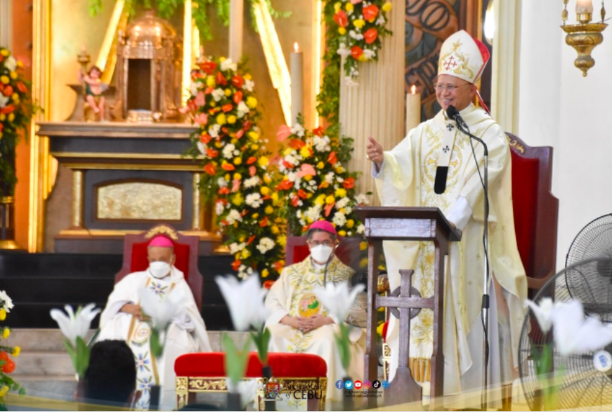 Cebu Archbishop Jose Palma encourages voters to vote wisely and choose leaders with a proven track record of helping the poor. | Photo courtesy of the Archdiocese of Cebu