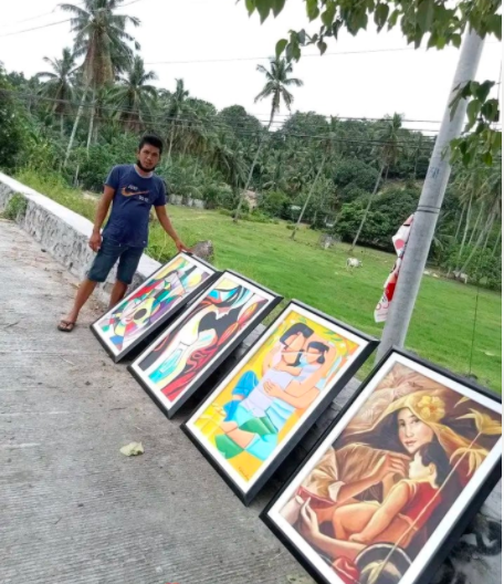 Arnel Salvacion started his painting business with P4,000 in his pocket. | Contributed photo