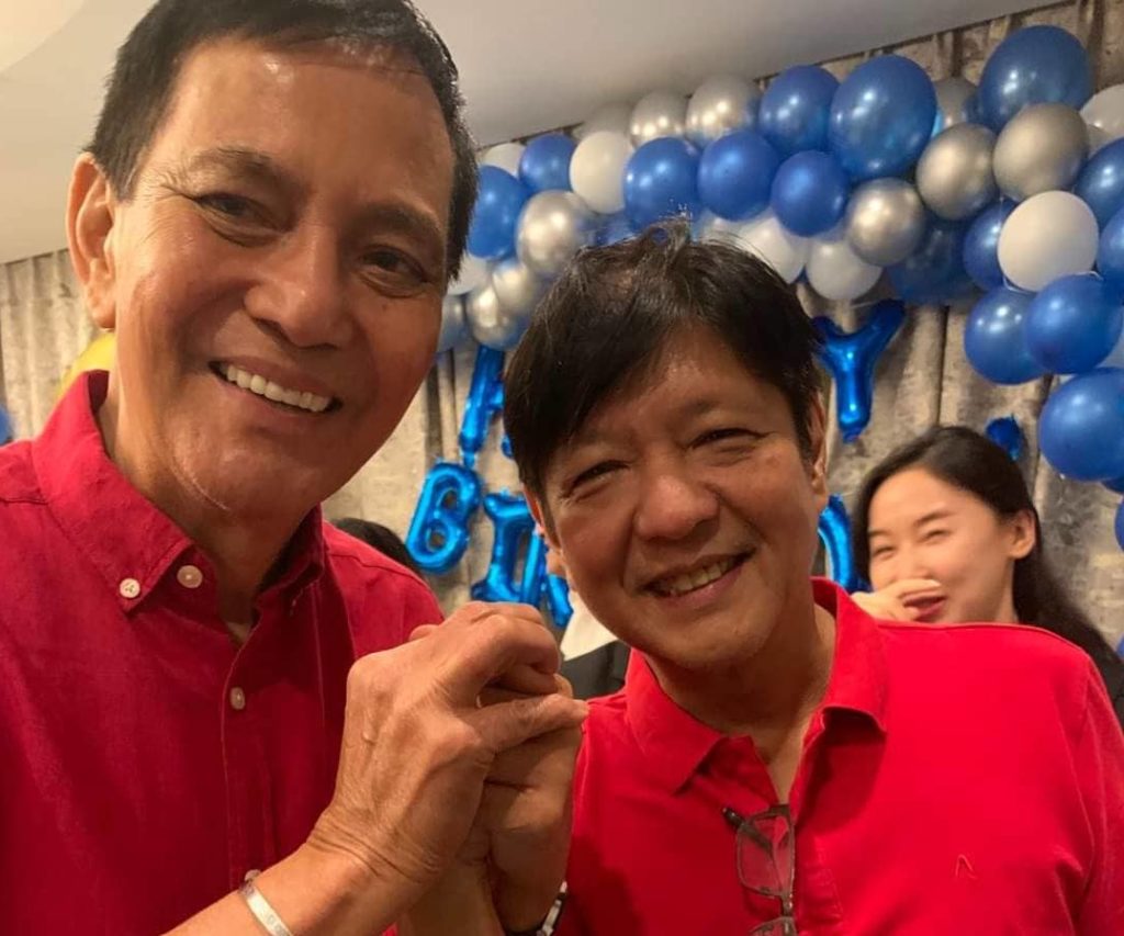 Photo of Cebu City Mayor Mike Rama and President-elect Bongbong Marcos for story:Rama invites BBM to Sinulog 2023