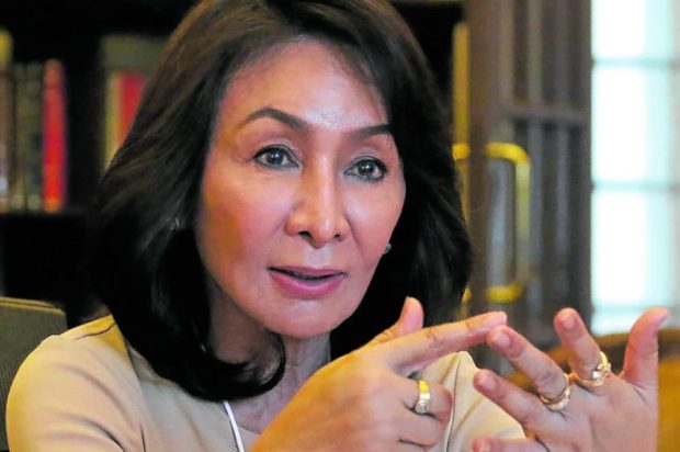 Photo of Cebu Governor Gwen Garcia for story: Cebu governor rejects DILG ultimatum on masks
