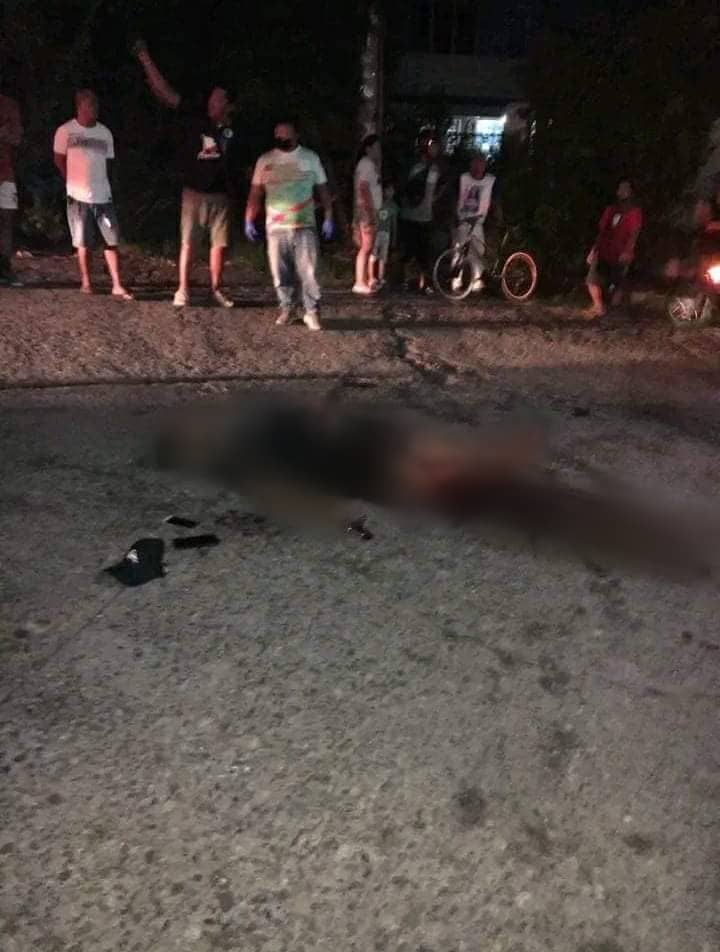 Photo of the crime scene for story:Consolacion cop sent to verify illegal drug activity in Brgy Casili, gunned down