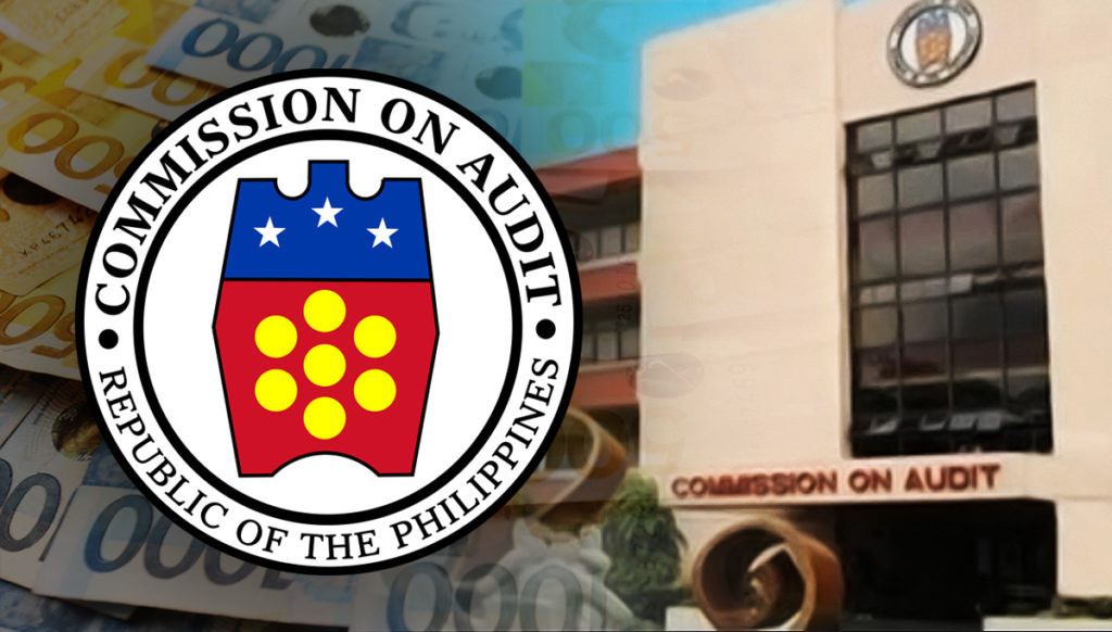 File photo of the COA logo with the facade of its office building on the background.