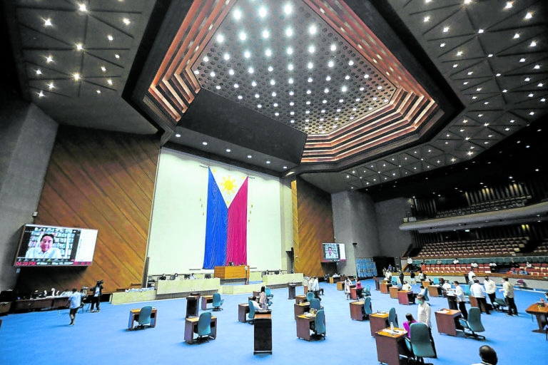 Photo of the plenary hall of the house of congress for story:Lawmaker bats for mandated child support; wants ‘deadbeat parents’ punished