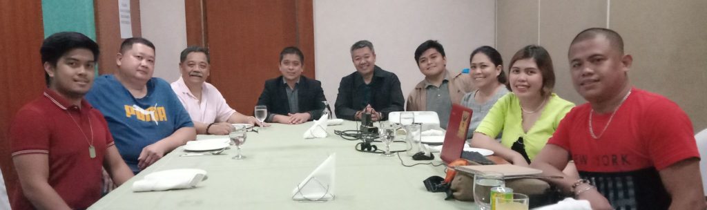 These are the organizers of the 16th World Arnis Championships led by Doce Pares President Arnulfo "Dong" Cuesta (third from left), PEKAF Executive Vice President Master Gerald Cañete (fifth from right), and WEKAF-Philippines country director Engineer Michael Cañete (fourth from left). | Contributed Photo
