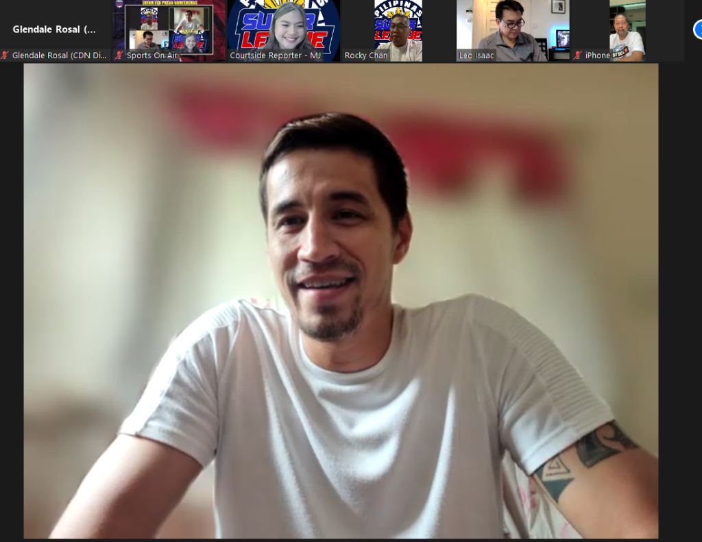 PSL Commissioner Marc Pingris during the Zoom presser for the PSL 21-Under Luzon leg. | Screen grab from the Zoom presser