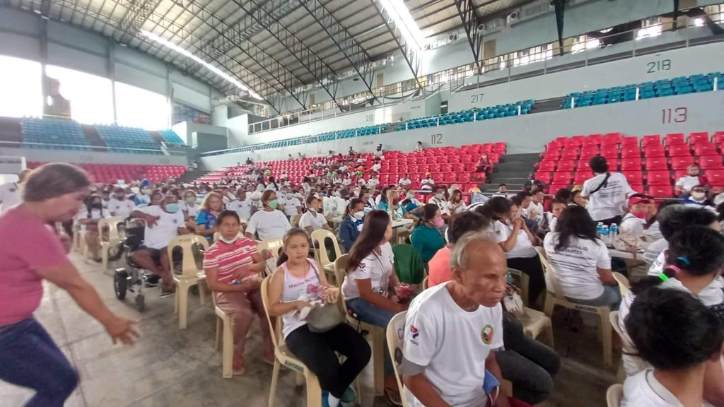 The Lapu-Lapu City government celebrates the National Disability Prevention and Rehabilitation Week (NPDR week) with activities such as the offering livelihood program of persons with disability at the Hoops dome. | Futch Anthony Inso