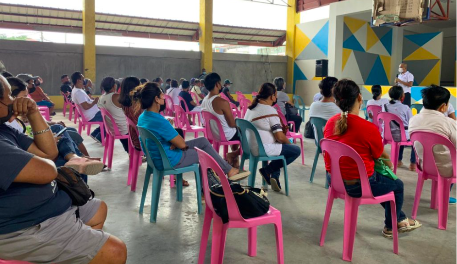 Members of several groups here participate in the Cebu People's Summit in Taboan Sports Complex in Cebu City on July 24, 2022.