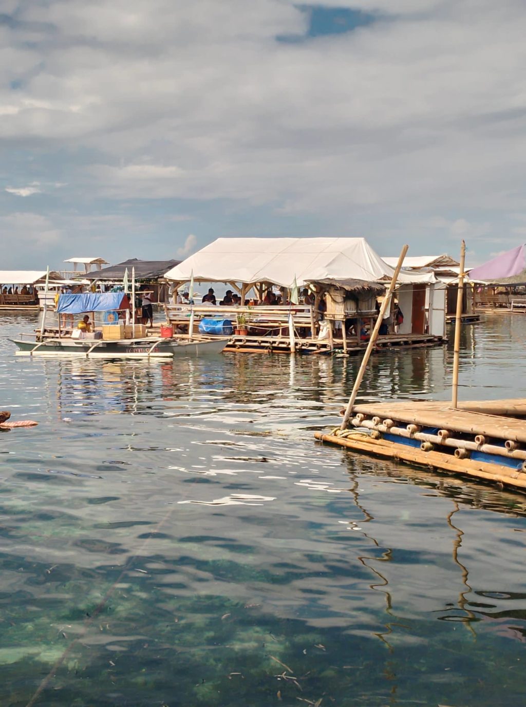 Some 63 pump boat operators have availed of the 10-day special permits to ferry passengers to the floating cottages in Cordova town. | Contributed photo