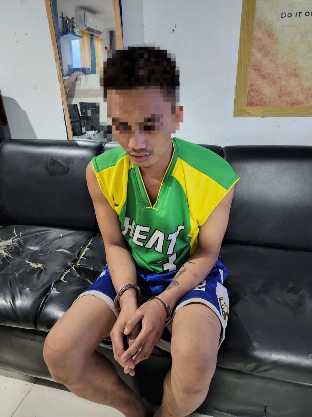 Photo of Brylle Duron for story:Suspect in Talisay City shooting nabbed in Naga City, Cebu