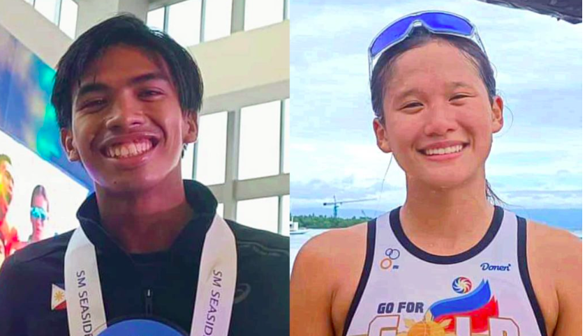 Andby Andrew Kim Remolino and Raven Faith Alcoseba will lead Cebu triathletes in competing at the Mt. Mayon Triathlon this Sunday, August 14. | CDN file photos