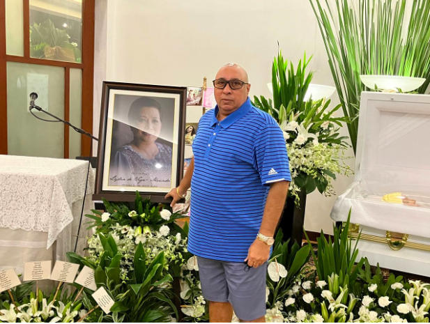 Jacter Singh attended Lydia de Vega’s funeral in the Philippines. Photo courtesy of Jacter Singh