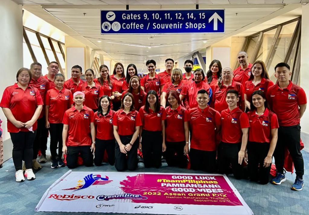 The Creamline Pilipinas women's volleyball team will play against Thailand tomorrow, Friday, September 9, in Thailand for the Second ASEAN Grand Prix in Nakhon Ratchasima in Thailand. | Photo from the PNVF