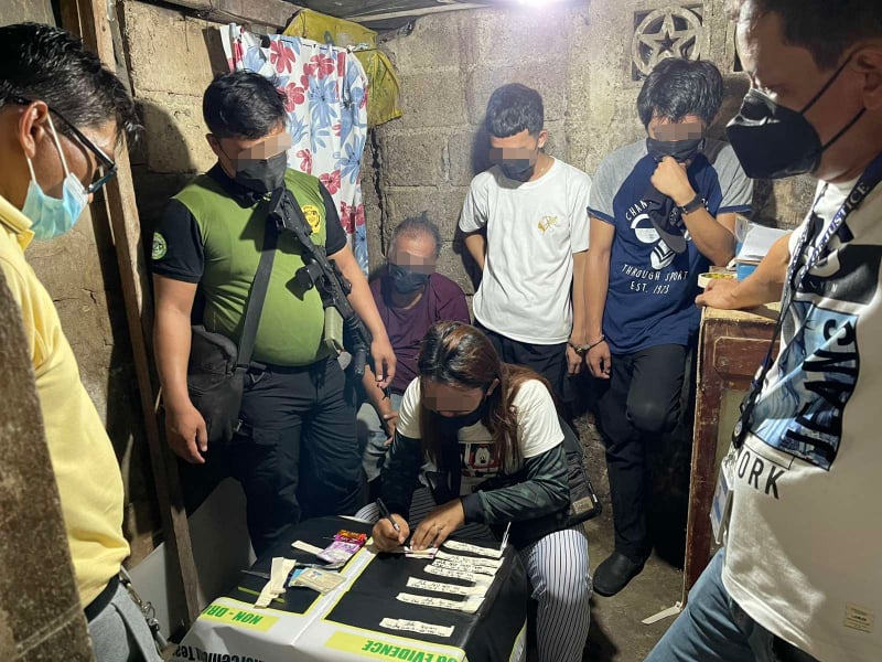 Grade 11 student among arrest in drug den raid in Barrio Luz