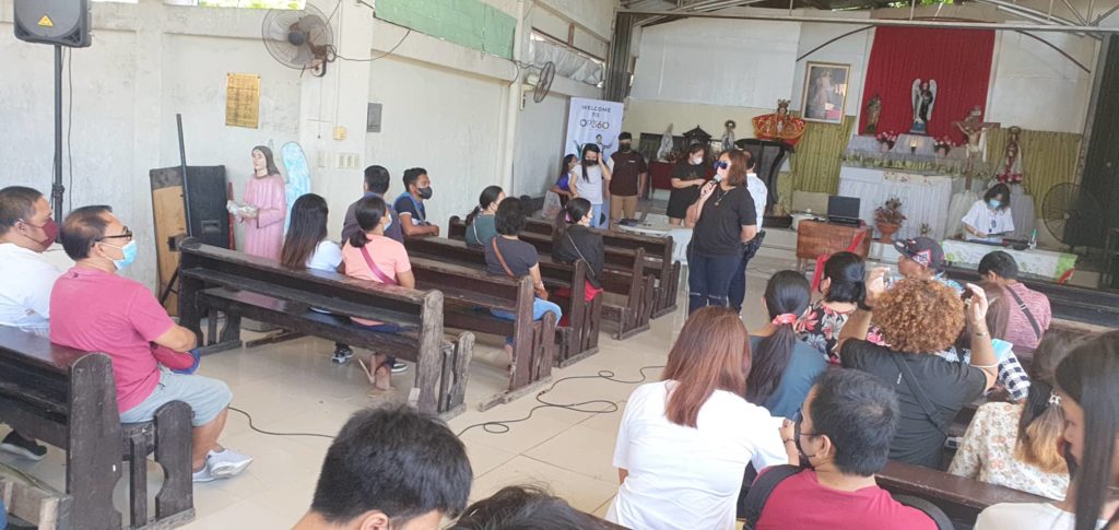 PWD applicants are briefed during the first-ever #PWD Career Fair at Barangay Labangon, Cebu City, today, Sept. 18. | Futch Anthony Inso