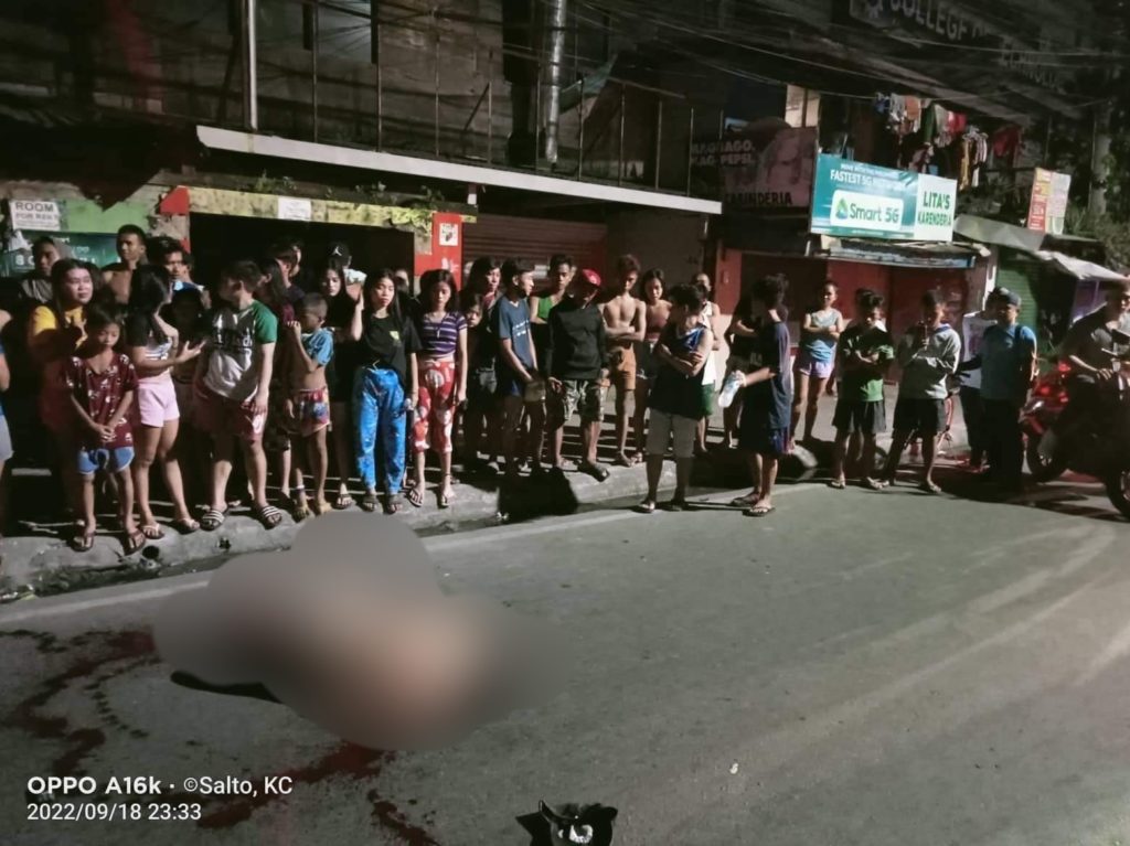 SAMBAG 1 KILLING. A man was shot dead by still unidentified perpetrator(s) while standing along the road in Sitio Urassi, Barangay Sambag 1 in Cebu City, past 11 p.m. on Sunday, September 18, 2022. | Photo of CCDRMO Delta -346