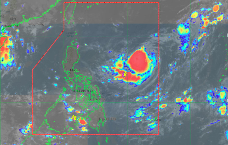 Pagasa satellite image as of 7:25 a.m.