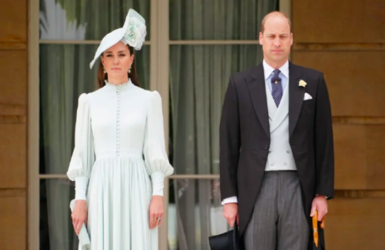 FILE PHOTO: Britain’s Prince William and Catherine, Duchess of Cambridge attend a Royal Garden Party at Buckingham Palace in London, Britain May 25, 2022. Dominic Lipinski/Pool via REUTERS/File Photo