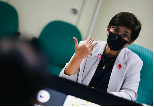 On Monkeypox cases. FILE PHOTO: Dr. Maria Rosario Vergeire, officer-in-charge of the Department of Health, briefs senators on the country’s health situation during a meeting of the Committee on Health and Demography on August 15, 2022. Senate PRIB Photos