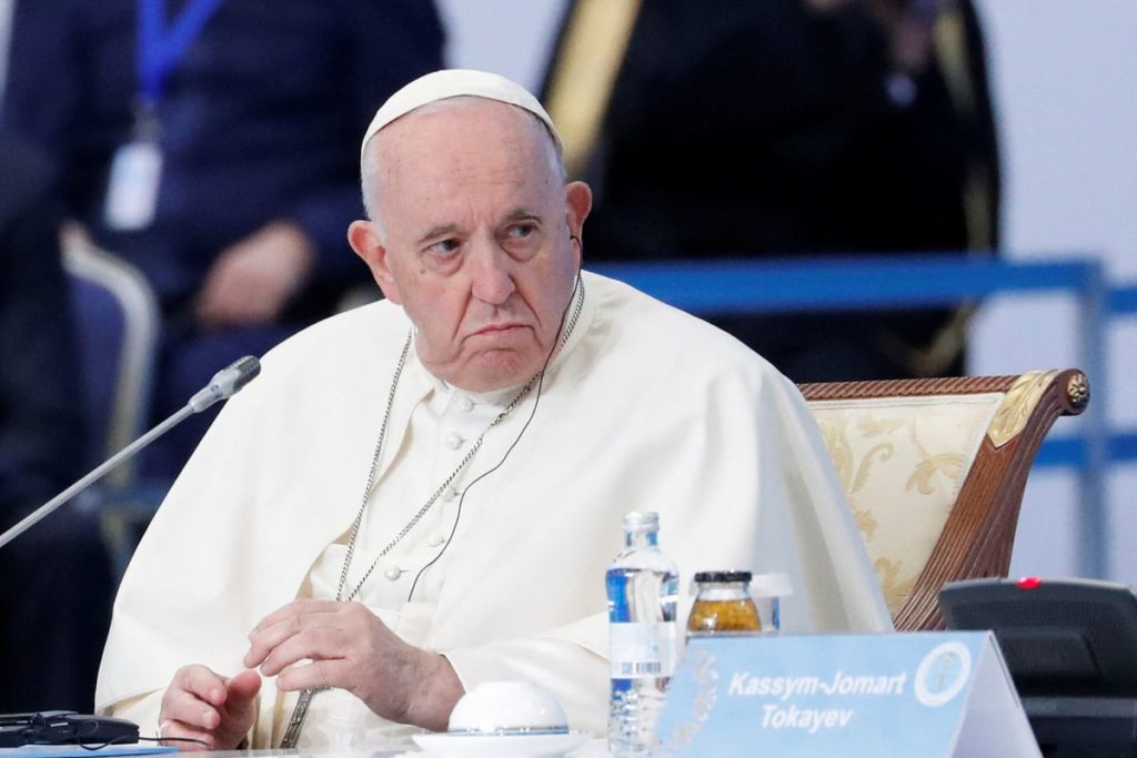 God does not back war, pope says in apparent criticism of Russian patriarch
