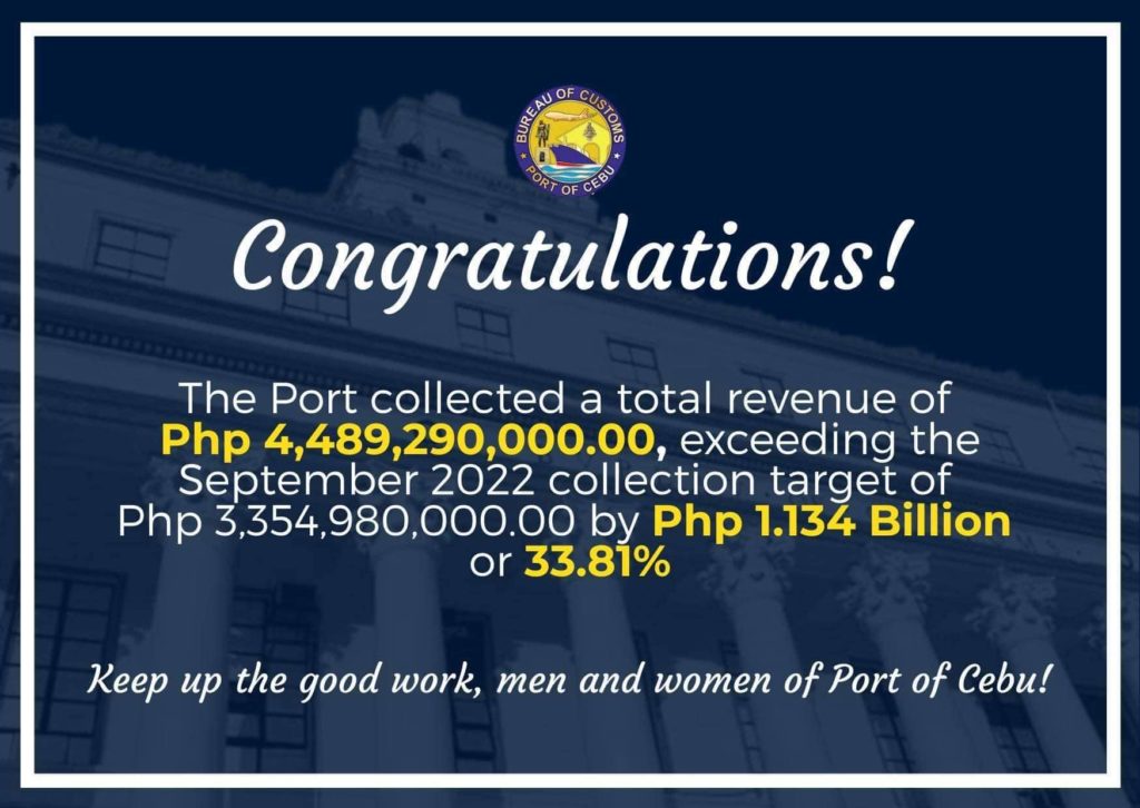 Port of Cebu breaks record: P4.5B revenues in September; ABAMS launched