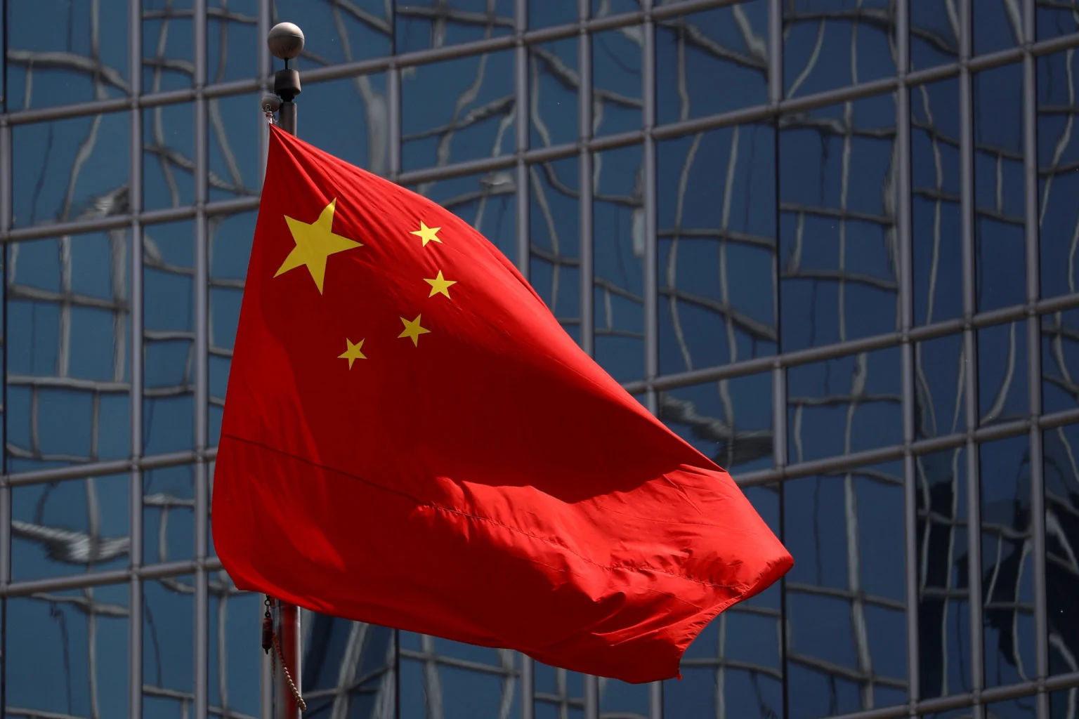 The Chinese national flag is seen in Beijing, China. Photo taken on April 29, 2020. (REUTERS FILE PHOTO)