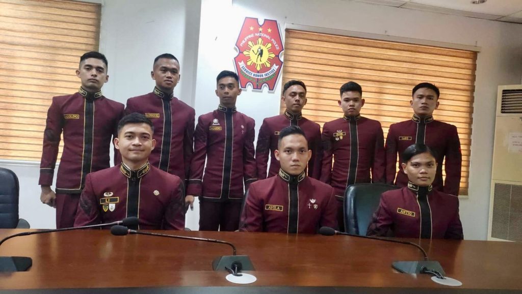 A few cadets from the Philippine National Police Academy (PNPA) who are also the facilitators of the upcoming PNPA Cadetship Admission Test.
