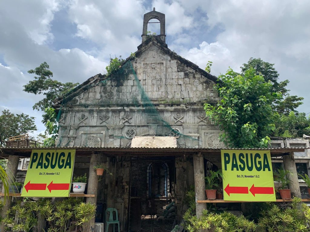 Rama plans to restore old, heritage Calamba Cemetery chapel. In photo is the old chapel of the Calamba Cemetery that Mayor Michale Rama plans to restore. 
